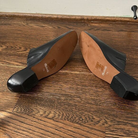 Brand New Madewell Real Leather Black Jesse Western Mule - Size 7.5 - Picture 6 of 8